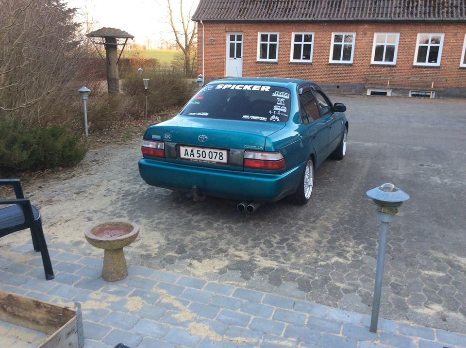   projekt  styling Corolla E10 sedan  - med min ny lækker 16x7,5 BBS fælge på bilen billede 132