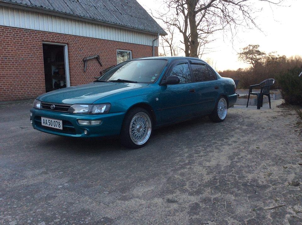   projekt  styling Corolla E10 sedan  - med min ny lækker 16x7,5 BBS fælge på bilen billede 134