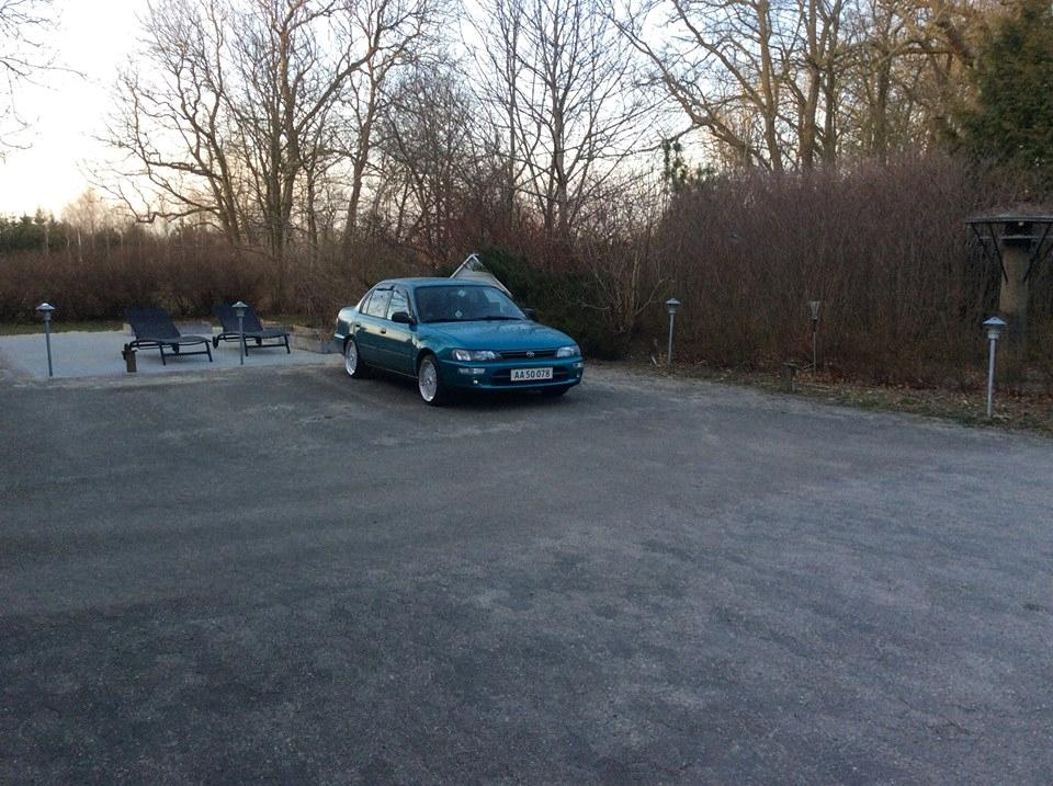   projekt  styling Corolla E10 sedan  - med min ny lækker 16x7,5 BBS fælge på bilen billede 133