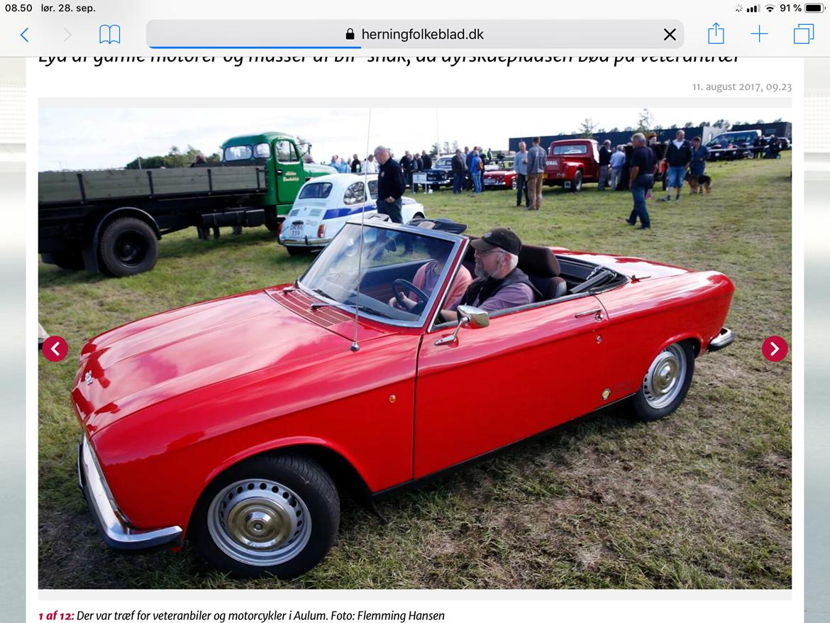 Veteran - Peugeot 304s cabriolet årg. 1974. 1,3L 75 hk billede 13
