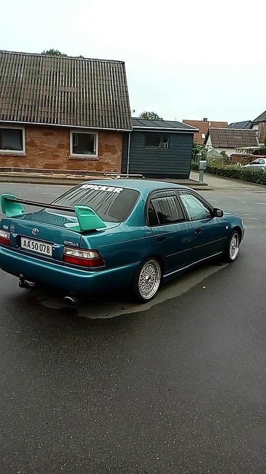   projekt  styling Corolla E10 sedan  - 17/9 2020  Universal TRD-stil bagspoiler m / kulstofblad billede 240