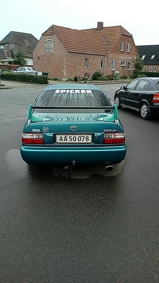   projekt  styling Corolla E10 sedan  - 17/9 2020  Universal TRD-stil bagspoiler m / kulstofblad billede 241