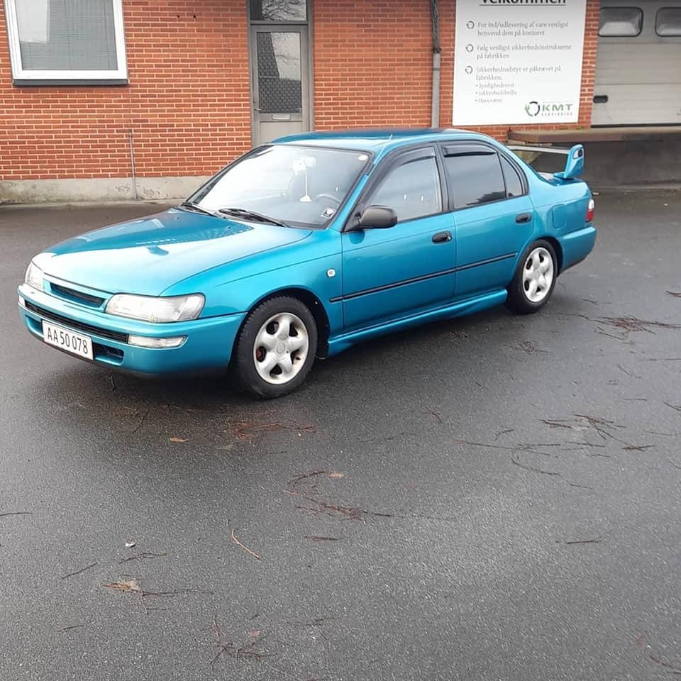   projekt  styling Corolla E10 sedan  - 24/1 2021 så fik jeg montere min spolien på corolla :D  billede 249