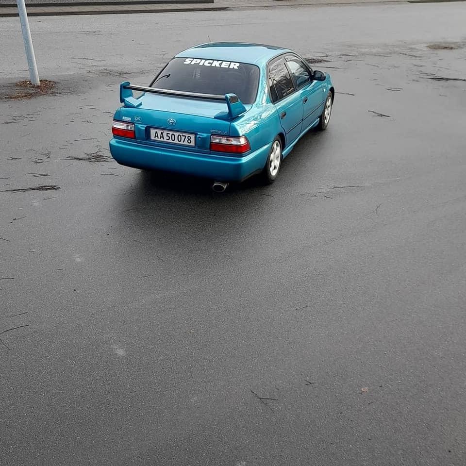   projekt  styling Corolla E10 sedan  - 24/1 2021 så fik jeg montere min spolien på corolla :D billede 251
