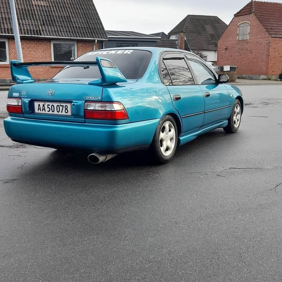  projekt  styling Corolla E10 sedan  - 24/1 2021 så fik jeg montere min spolien på corolla :D billede 250