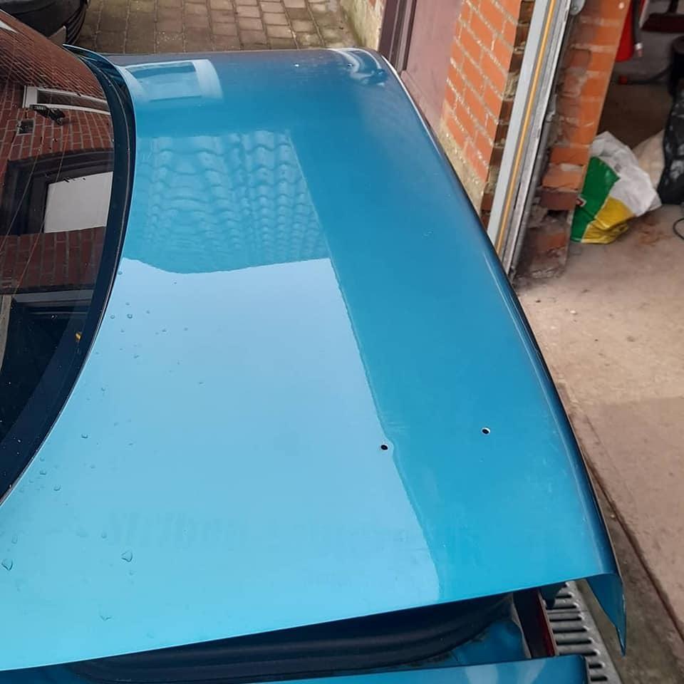   projekt  styling Corolla E10 sedan  - 24/1 2021 så er vi i gange med  montere min spolien på corolla :D billede 247