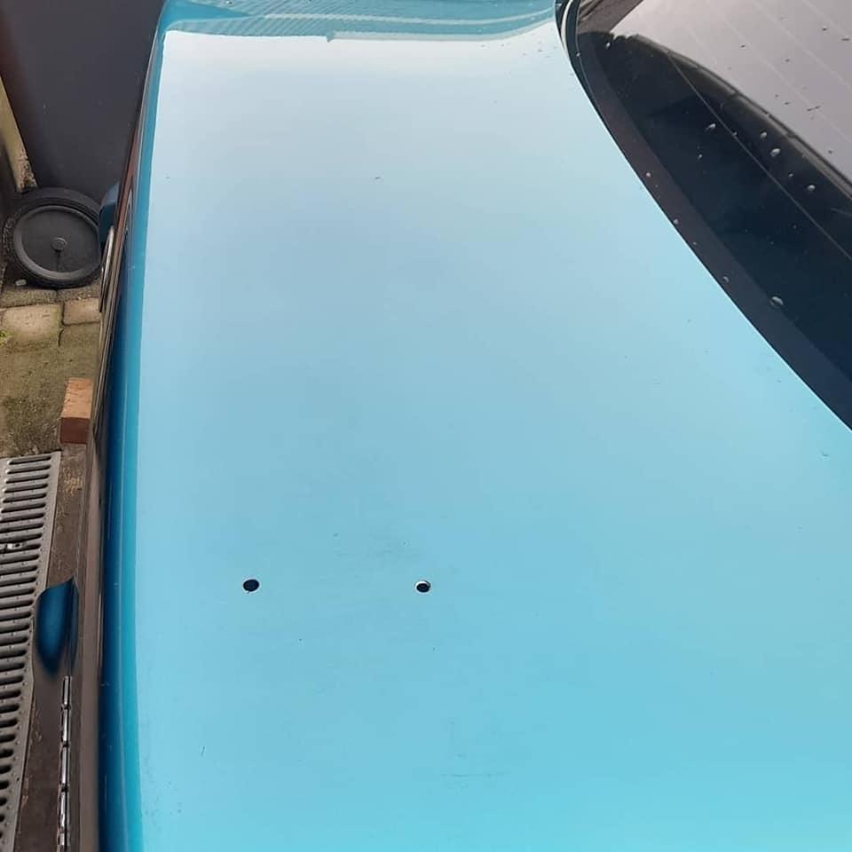   projekt  styling Corolla E10 sedan  - 24/1 2021 så er vi i gange med  montere min spolien på corolla :D billede 246