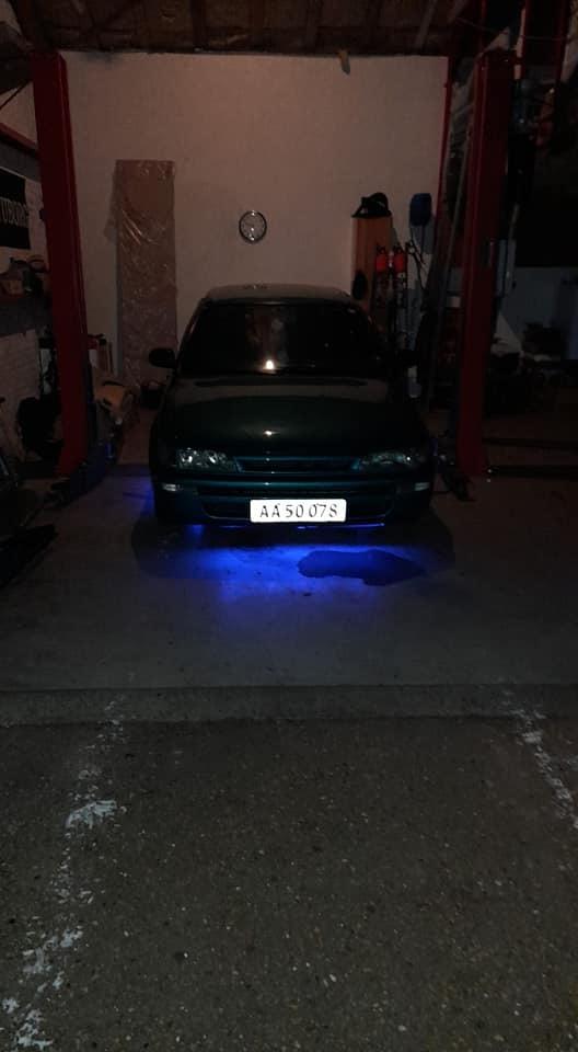   projekt  styling Corolla E10 sedan  - 12/2 2021 så har man fået neonlys under bilen:)  billede 290