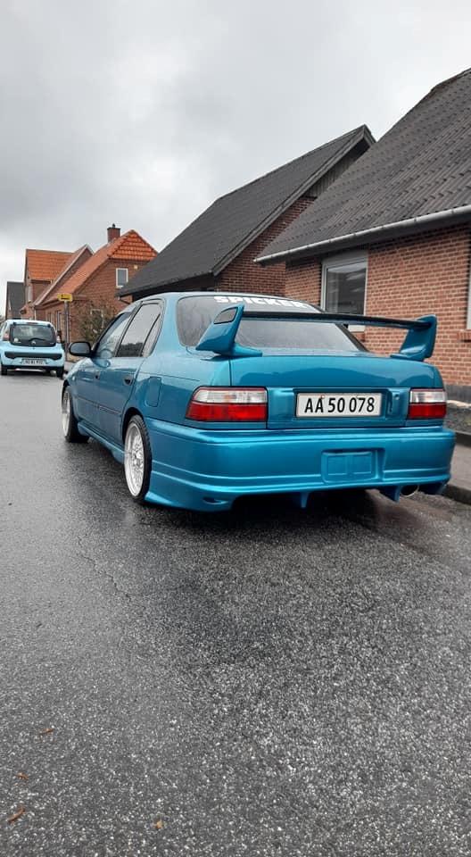   projekt  styling Corolla E10 sedan  - 13/5 2021 så er BMX bagkofanger malet og monter billede 278