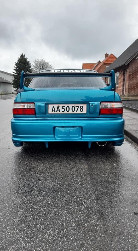   projekt  styling Corolla E10 sedan  - 13/5 2021 så er BMX bagkofanger malet og monter billede 277