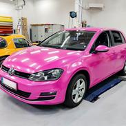 VW Golf - Pink Glimmer folie