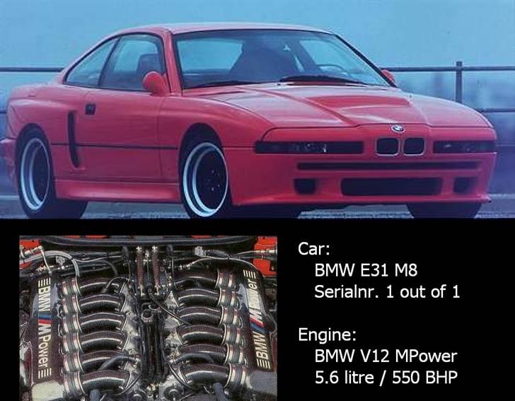 BMW Billeder - Opdateres løbende -  - Den sjældent sete - eller faktisk aldrig sete E31 M8.. billede 41