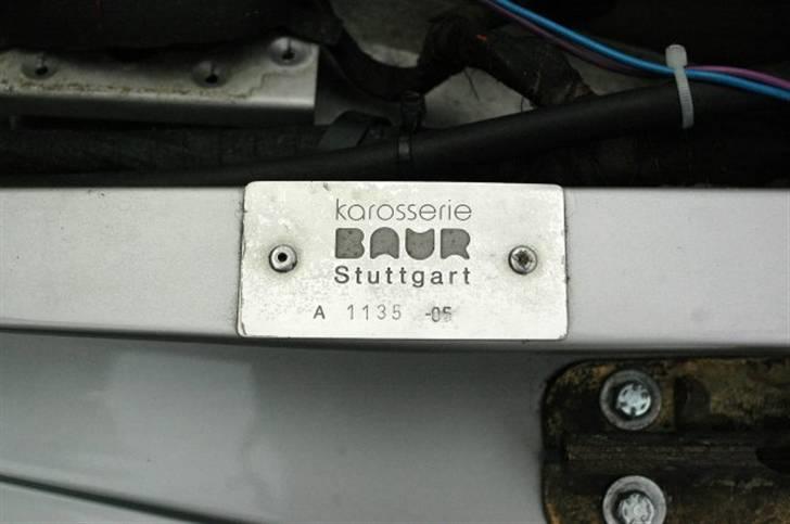 BMW Billeder - Opdateres løbende -  - TC BAUR serienr. skilt billede 93