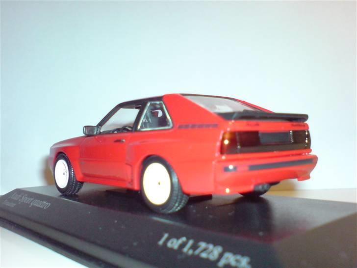 MODEL BILER i størrelse 1:43-1:24 og 1:18  - Audi Sport Quattro

Minichamps str : 1:43 billede 70