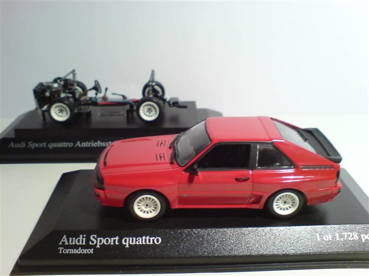 MODEL BILER i størrelse 1:43-1:24 og 1:18  - Audi Sport Quattro samt komplet chassis fra Audi Sport Quattro...

Minichamps str : 1:43 billede 71