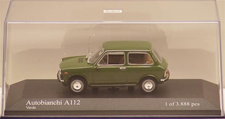 Mine 1:43 modelbiler - Autobianchi A112, Minichamps 1:43 billede 3