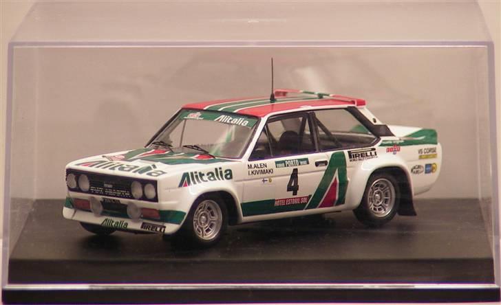 Mine 1:43 modelbiler - FIAT 131 Abarth Rally "Alitalia" 1:43 billede 10