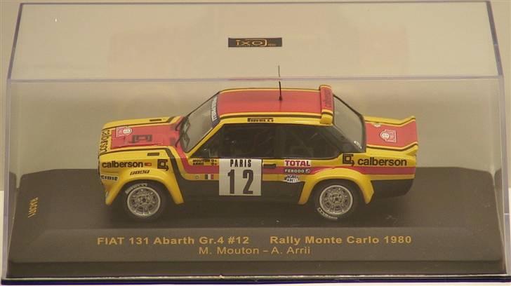 Mine 1:43 modelbiler - FIAT 131 Abarth Rally "Calberson", IXO 1:43 billede 11