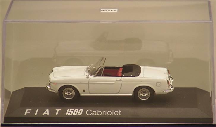 Mine 1:43 modelbiler - FIAT 1500 Cabriolet, Norev 1:43 billede 22