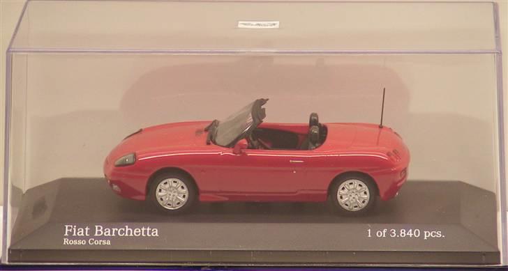 Mine 1:43 modelbiler - FIAT Barchetta, Minichamps 1:43 billede 24