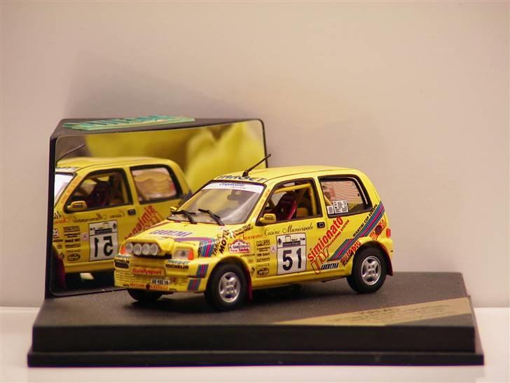 Mine 1:43 modelbiler - 1997 FIAT Cinquecento "Martini Cup Europa, A. Maselli & N. Arena", Vitesse 1:43 billede 28