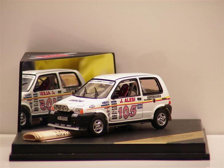 Mine 1:43 modelbiler - 1997 FIAT Cinquecento "Nido dell'aquita, J. Alesi", Skid 1:43 billede 29