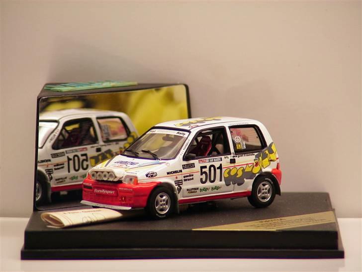 Mine 1:43 modelbiler - 1997 FIAT Cinquecento "San Marino rally, L. Pedersoli & N. Mazzon", Vitesse 1:43 billede 31