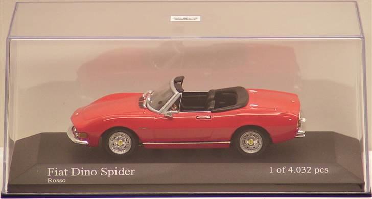 Mine 1:43 modelbiler - FIAT Dino Spider, Minichamps 1:43 billede 38