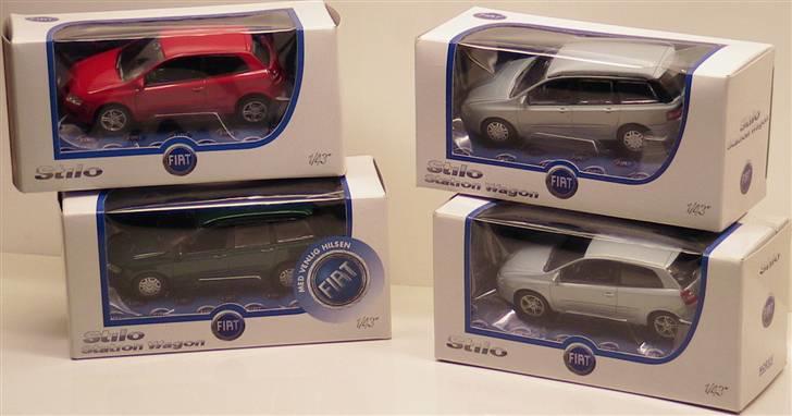 Mine 1:43 modelbiler - FIAT Stilo x 4, Norev 1:43 billede 47