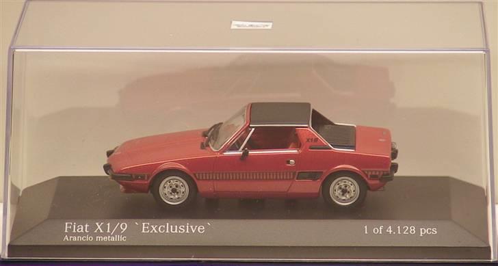 Mine 1:43 modelbiler - FIAT X 1/9 "exclusive", Minichamps 1:43 billede 49