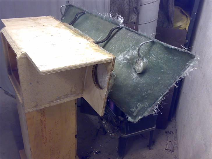 Glasfiber guide (anlæg i Karman Ghia) - Så skal det tørre igen... billede 36