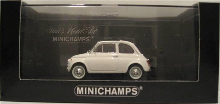 Mine 1:43 modelbiler - FIAT 500, Minichamps 1:43 billede 56