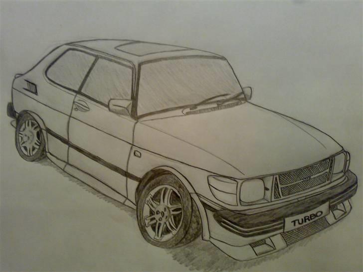 Tegninger af SAAB - Henrik Solgaards "Grønne Lyn" billede 2