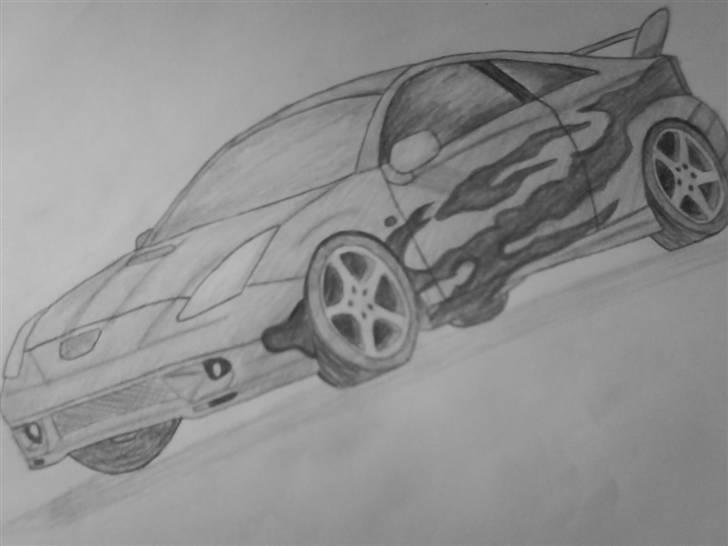 - Lidt tegninger - - - Celica , uden farver - billede 1