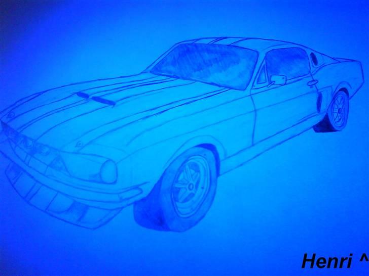 - Lidt tegninger - - - Mustang - billede 9