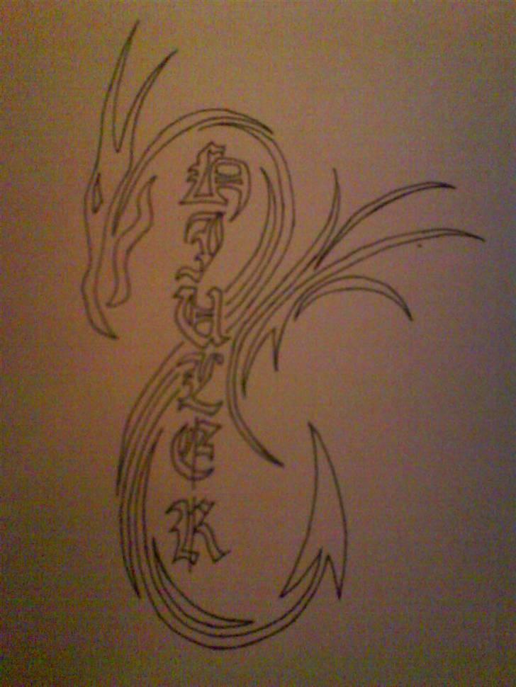 - Lidt tegninger - - Tattoo , til Jesper Hjuler - billede 21