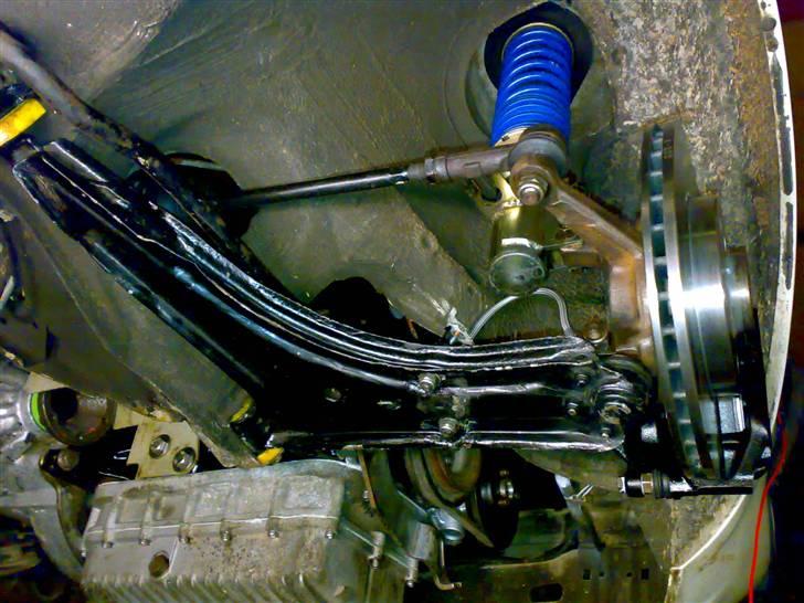 Golf 1 2000E/16V Oettinger projekt - Et shot fra en lidt anden vinkel, FK gevind, 256mm bremseskive, Powerflex bøsninger, nye bærearme billede 27