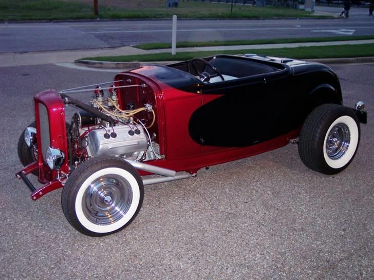 Min bil samling - 32 rat rod hiboy, med Ardun kopi toppe, sådan så hot rods ud i 50érne billede 2