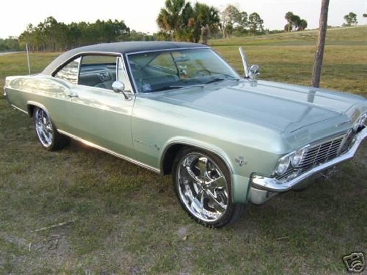 Min bil samling - 65 Chevy Impala coupe med 283 V8 billede 19