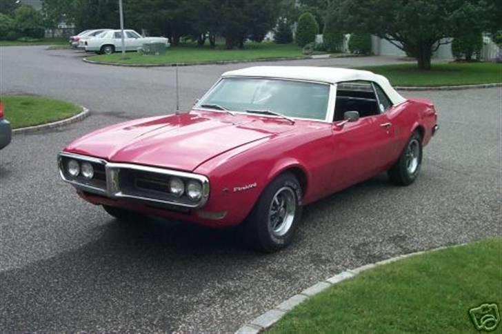 Min bil samling - 68 pontiac firbird cab. solgt billede 25