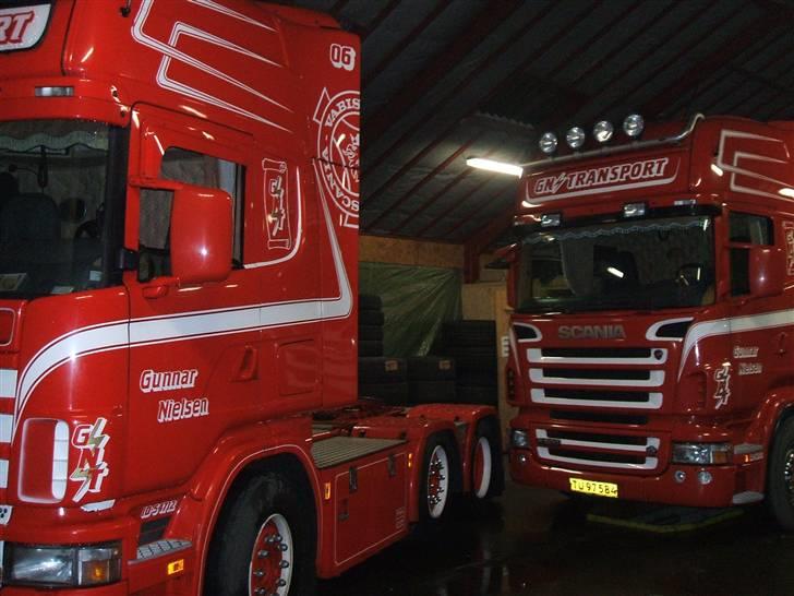 GN transport - Begge på værkstedet og blive nusset lidt om, R500 er min egen. billede 8