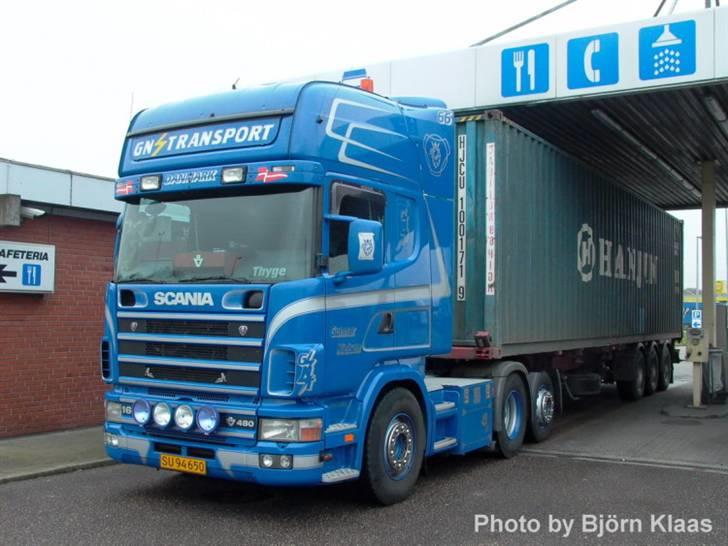 GN transport - Endnu en af de gamle biler som lå og kørte fast hamburg med container. billede 18