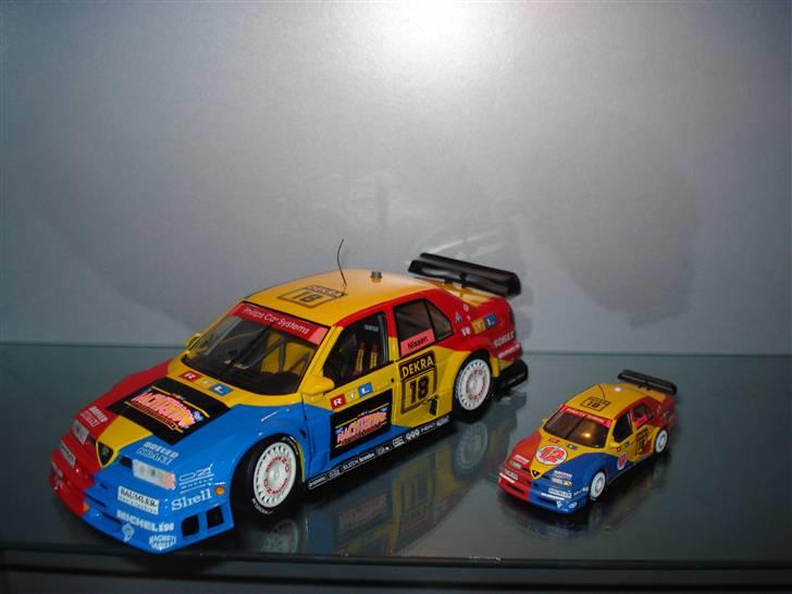 Modelbiler 1:18 1:43 1:87 m.m. - Alfa Romeo 155 V6 TI DTM 1:18 og 1:43. Køre : Kris Nissen. billede 69