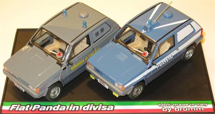 Mine 1:43 modelbiler - FIAT Panda "Guardia di Finanza" & "polizia", Brumm billede 65
