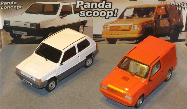 Mine 1:43 modelbiler - 1979 FIAT Panda "Giugiaro prototipo" & "Testbil", Brumm billede 67