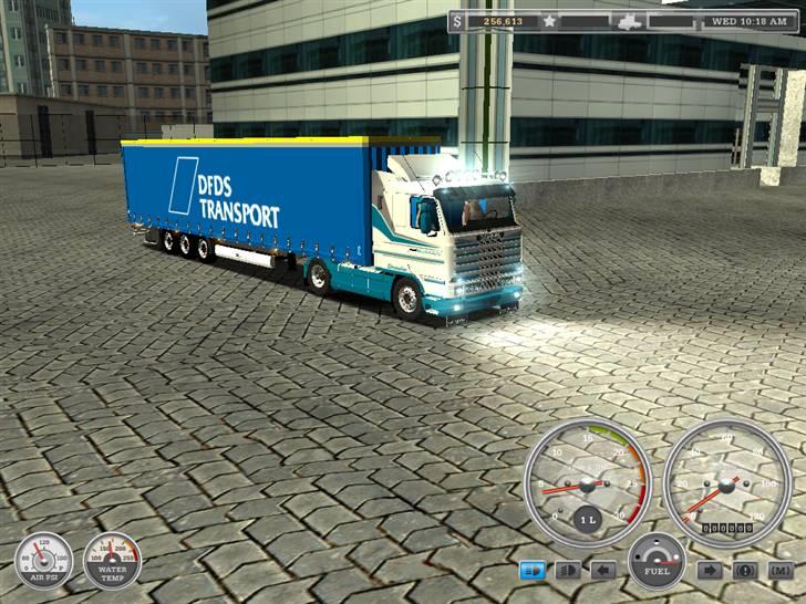 Mine haulin billeder. - Scania 143m 500

Med DFDS Trailer billede 1