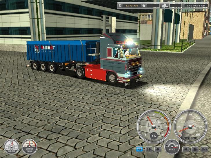 Mine haulin billeder. - Scania 143m 500 

Med kastenmulde trailer billede 2