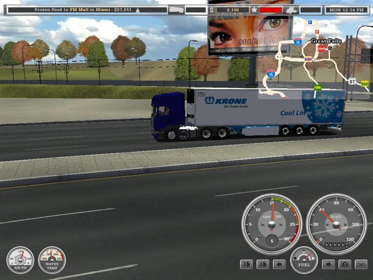 Mine haulin billeder. - Scania R420 6x2 

Med krone køletrailer billede 4