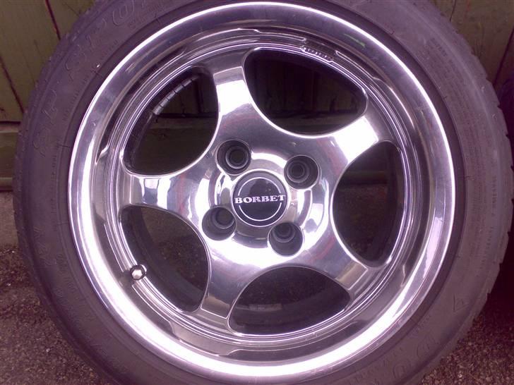 Tysker Fælge samlingen - Borbet T i chrome 7X14 et 25 med 185/50-14 billede 25