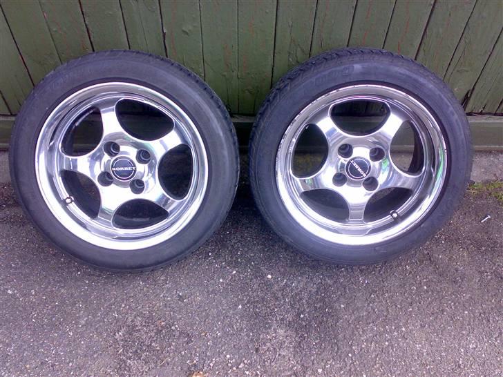 Tysker Fælge samlingen - Borbet T i chrome 7X14 et 25 med 185/50-14 billede 36